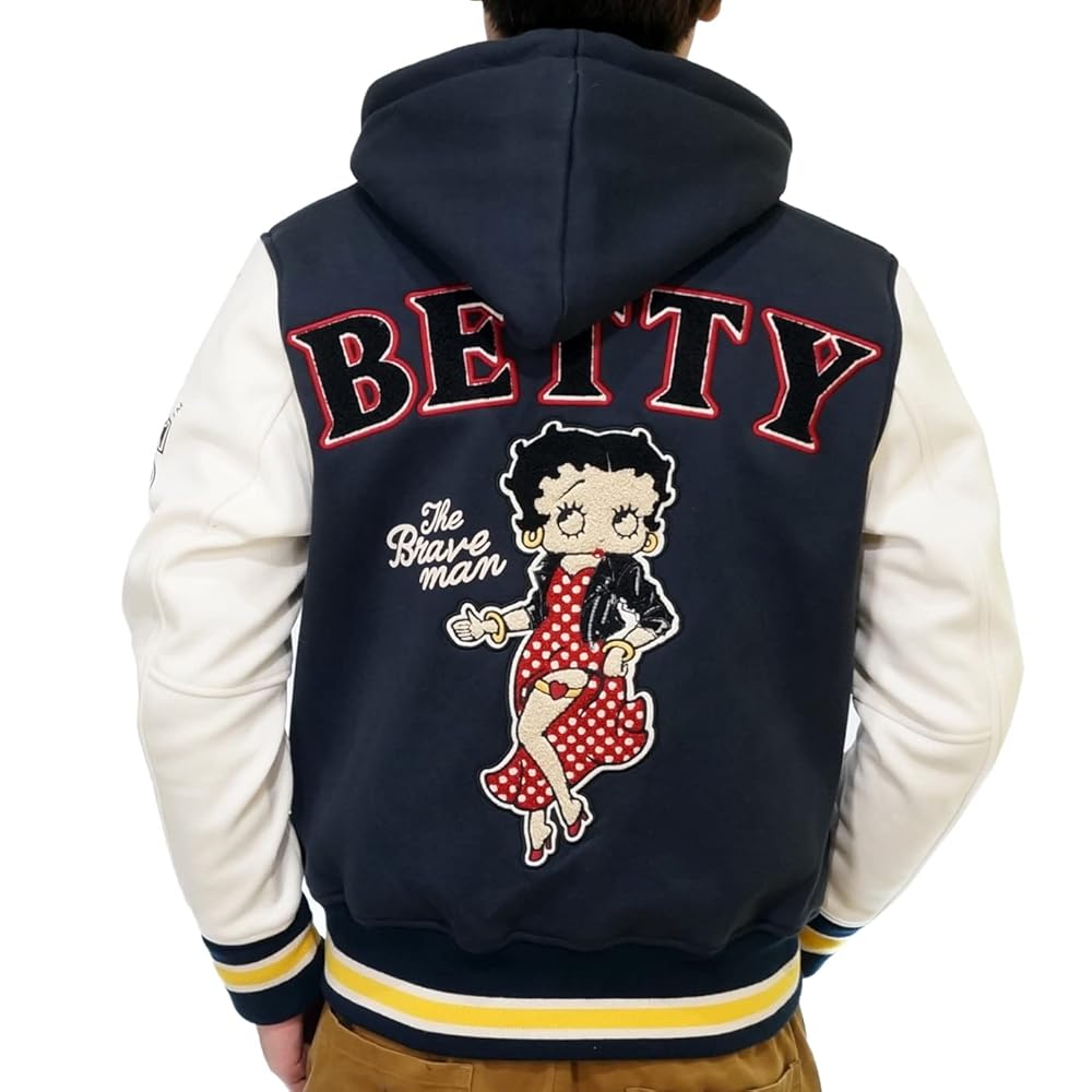 美品 BRAVEMAN × BETTY BOOP スタジャン 楽天市場】THE BRAVEMAN×BETTY BOOP ザ・ブレイブマン×ベティー